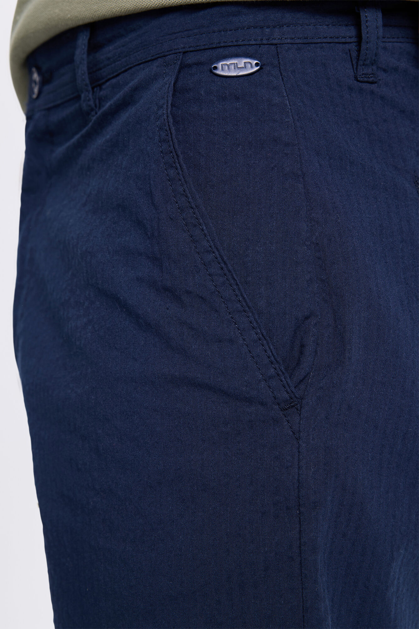 Milano Bermuda Rayas Navy