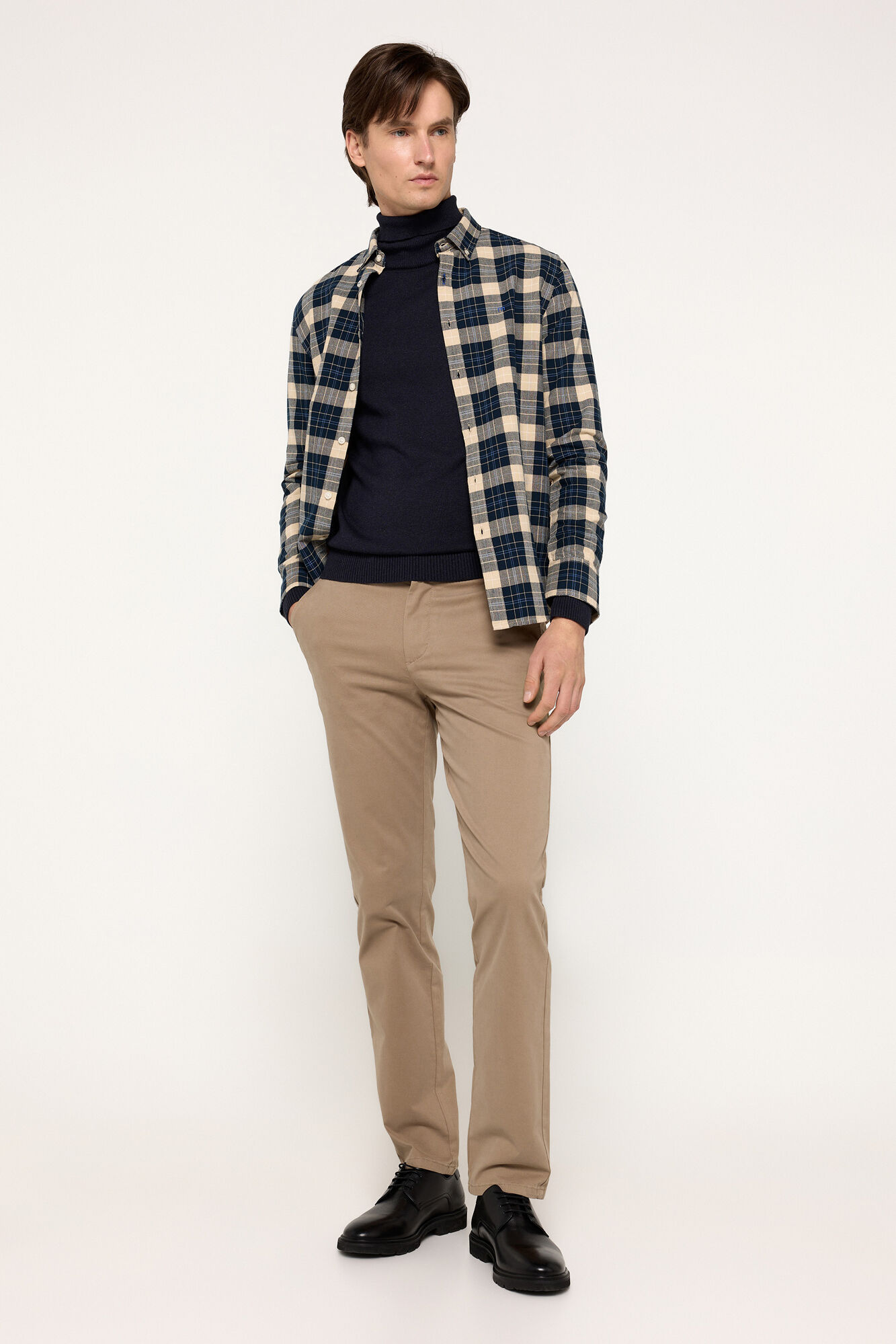 Milano Jersey cuello alto Navy