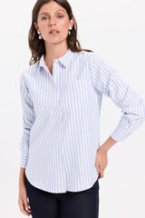 Milano Camisa Oxford Azul
