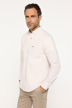 Fifty Outlet Camisa Popelín Rayas Verde