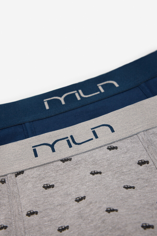 Milano Pack de boxers print fantasía Navy