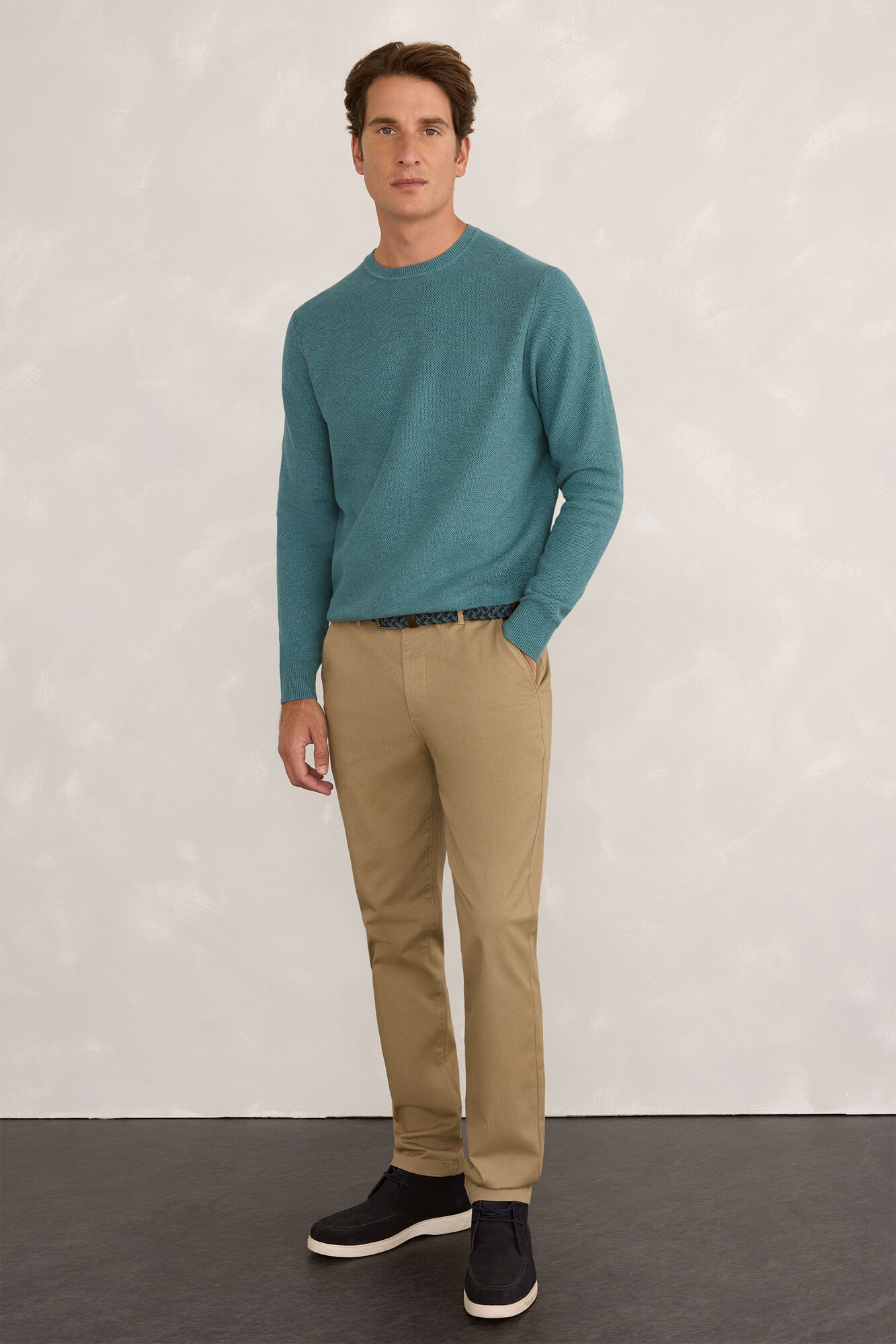 Milano Jersey b&aacute;sico de nido de abeja