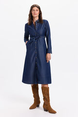 Milano Vestido de denim Navy