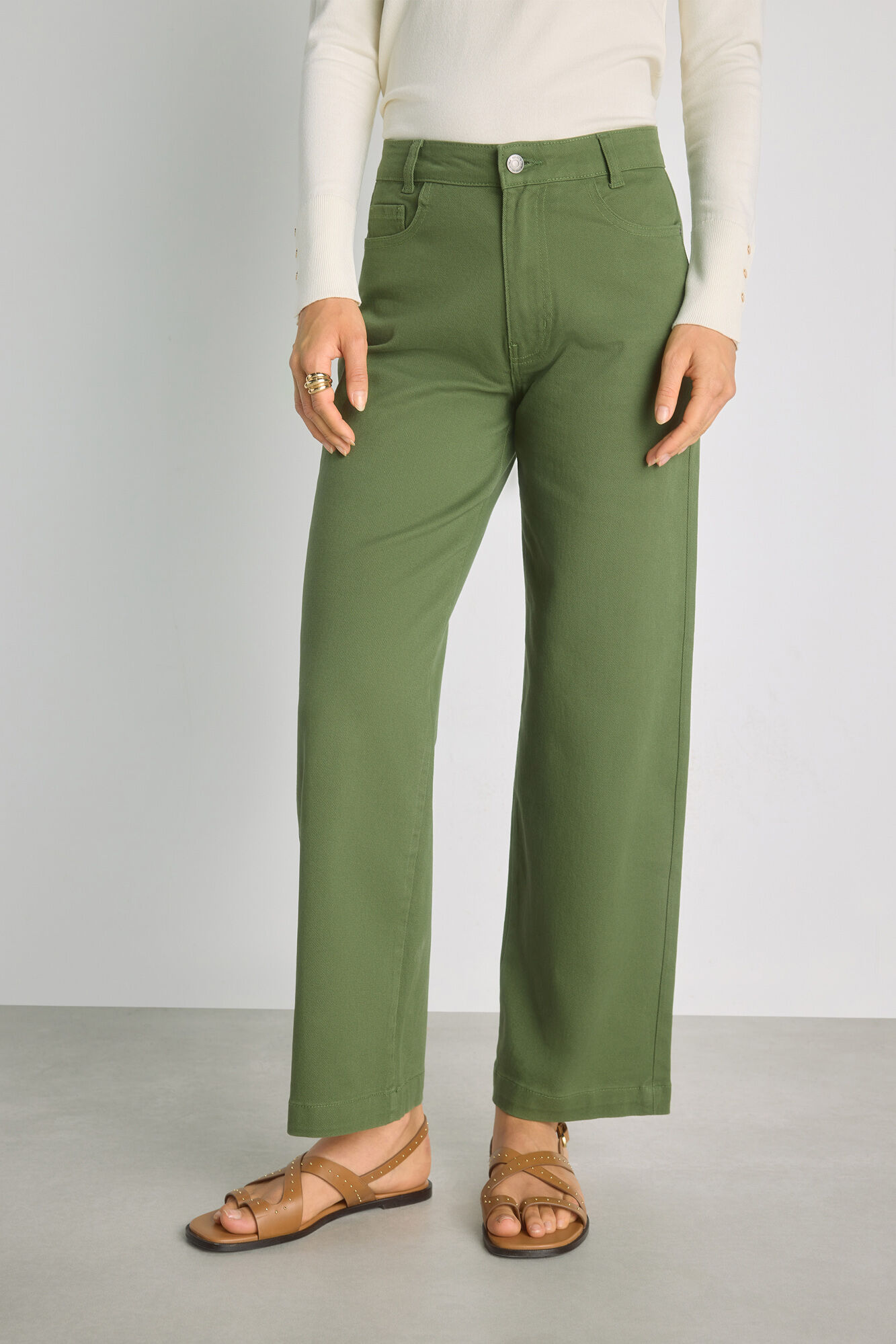 Milano Pantal&oacute;n ancho Verde