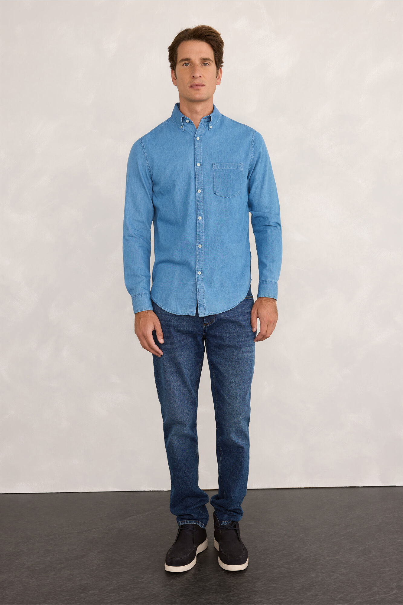 Milano Camisa deportiva denim