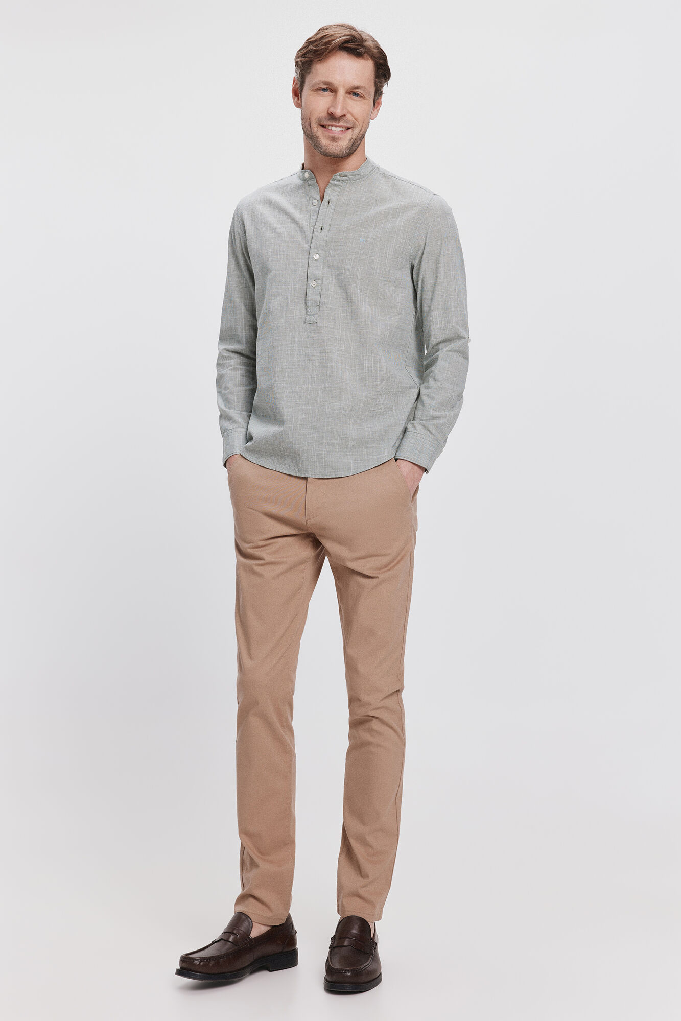 Milano Camisa Mao Polera