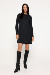 Fifty Outlet Vestido básico Kaki