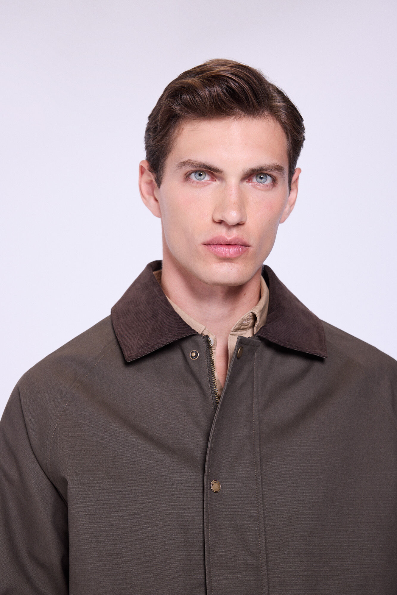 Milano Chamarra con bolsillos Kaki Oscuro