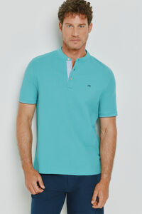 Milano Polo de manga corta cuello mao