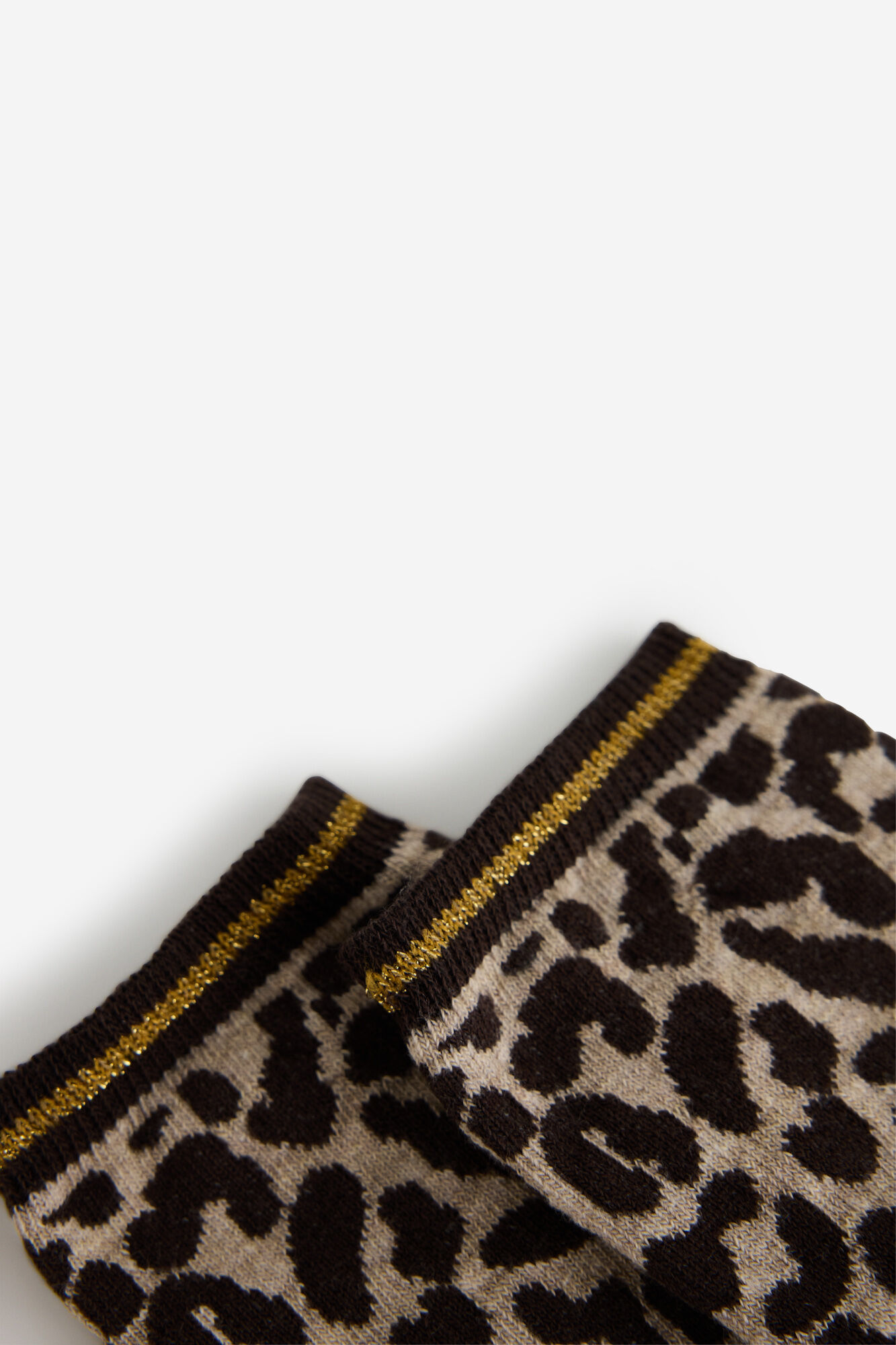 Milano calcetines de leopardo Gris Oscuro