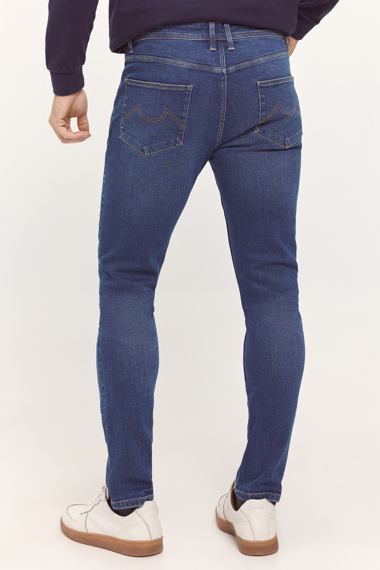 Milano Pantal&oacute;n Denim Skinny Azul
