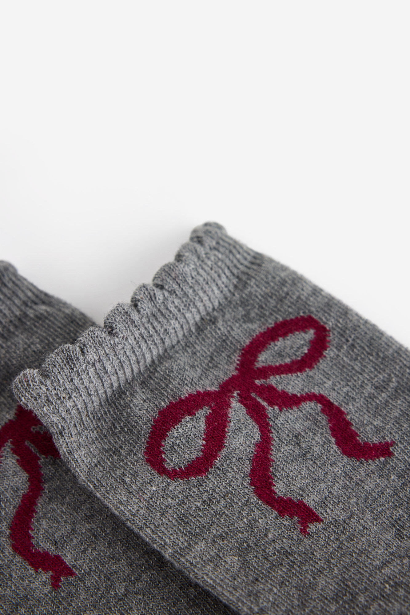 Milano Calcetines con lazo o lazo Gris Oscuro