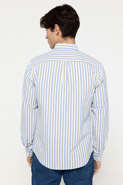 Fifty Outlet Camisa Oxford Rayas Verde