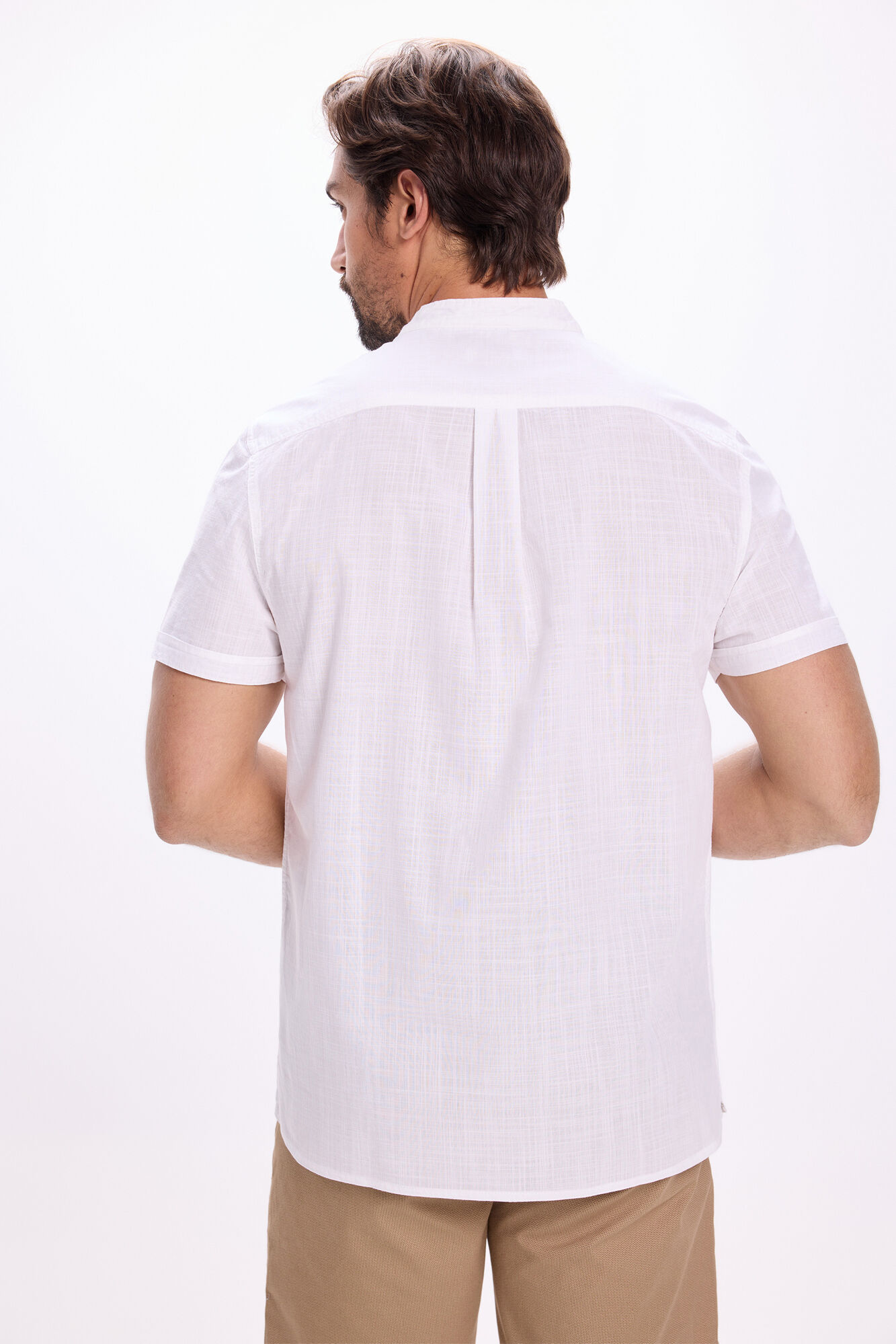 Milano Camisa playera Mao Blanco