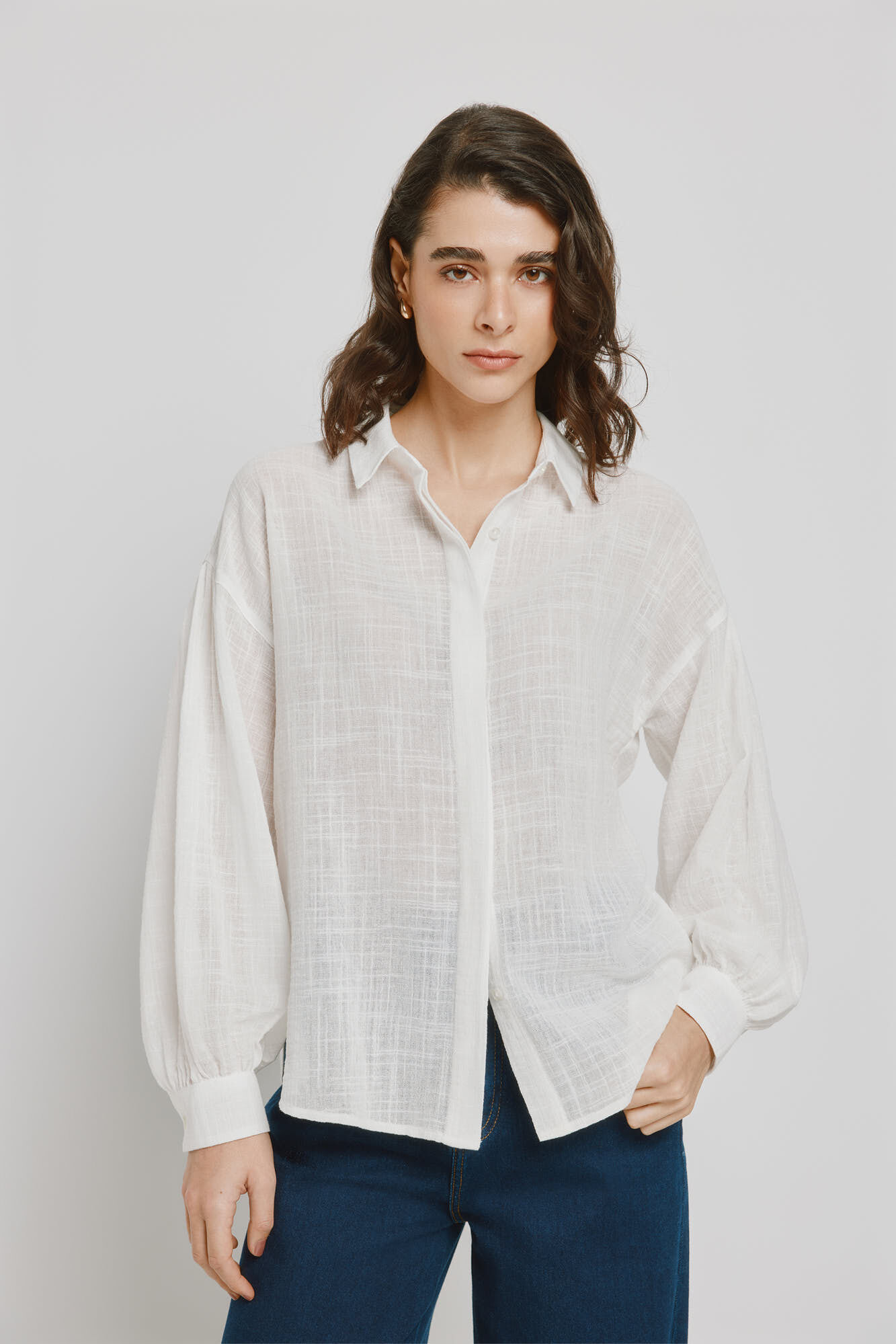 Milano Blusa bordada Marfil