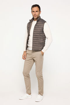 Fifty Outlet Chaleco cremallera Beige