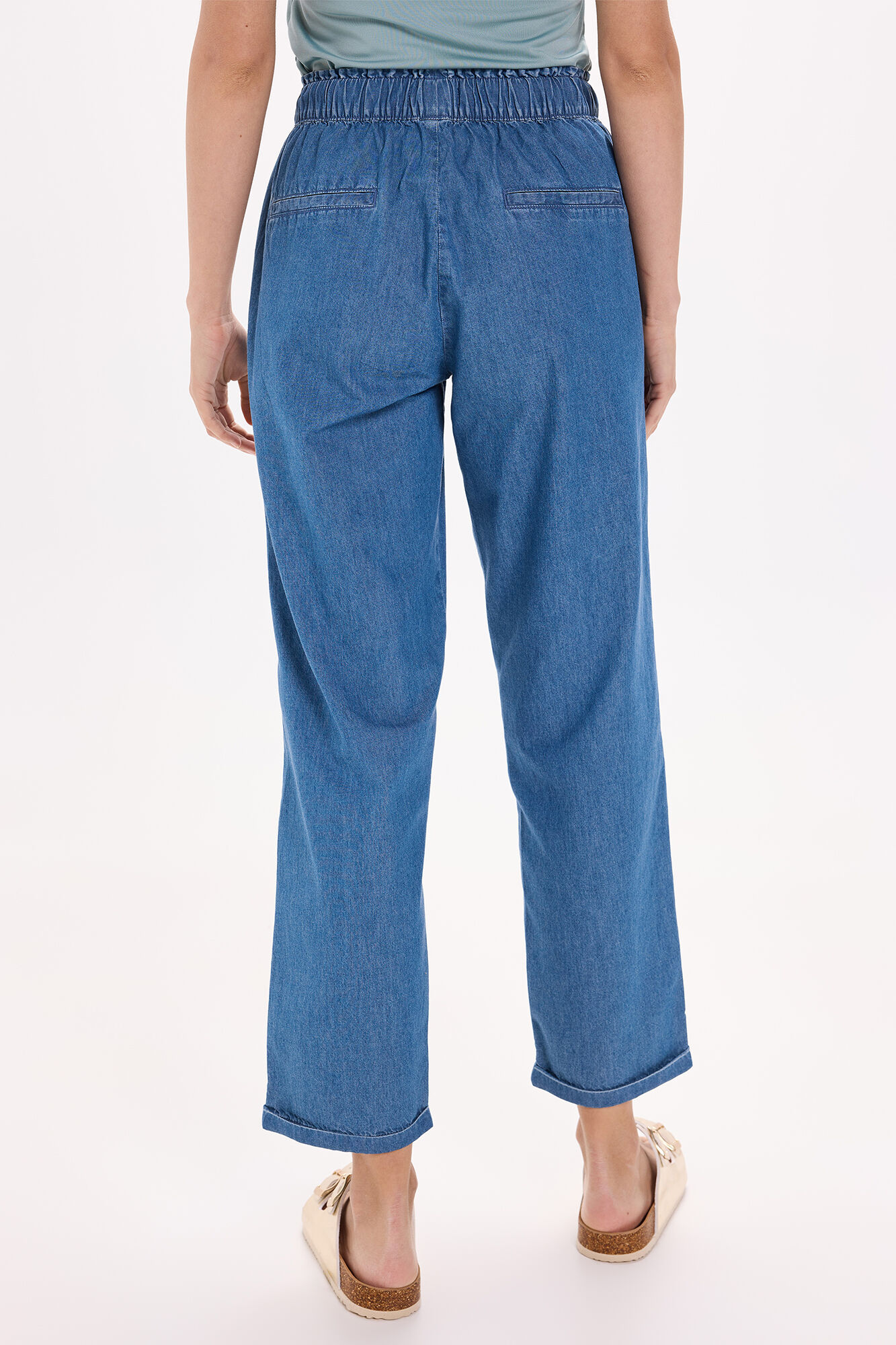 Milano Pantal&oacute;n denim claro Azul