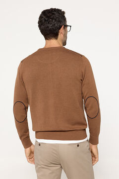Fifty Outlet Jersey cuello caja algodón Gris