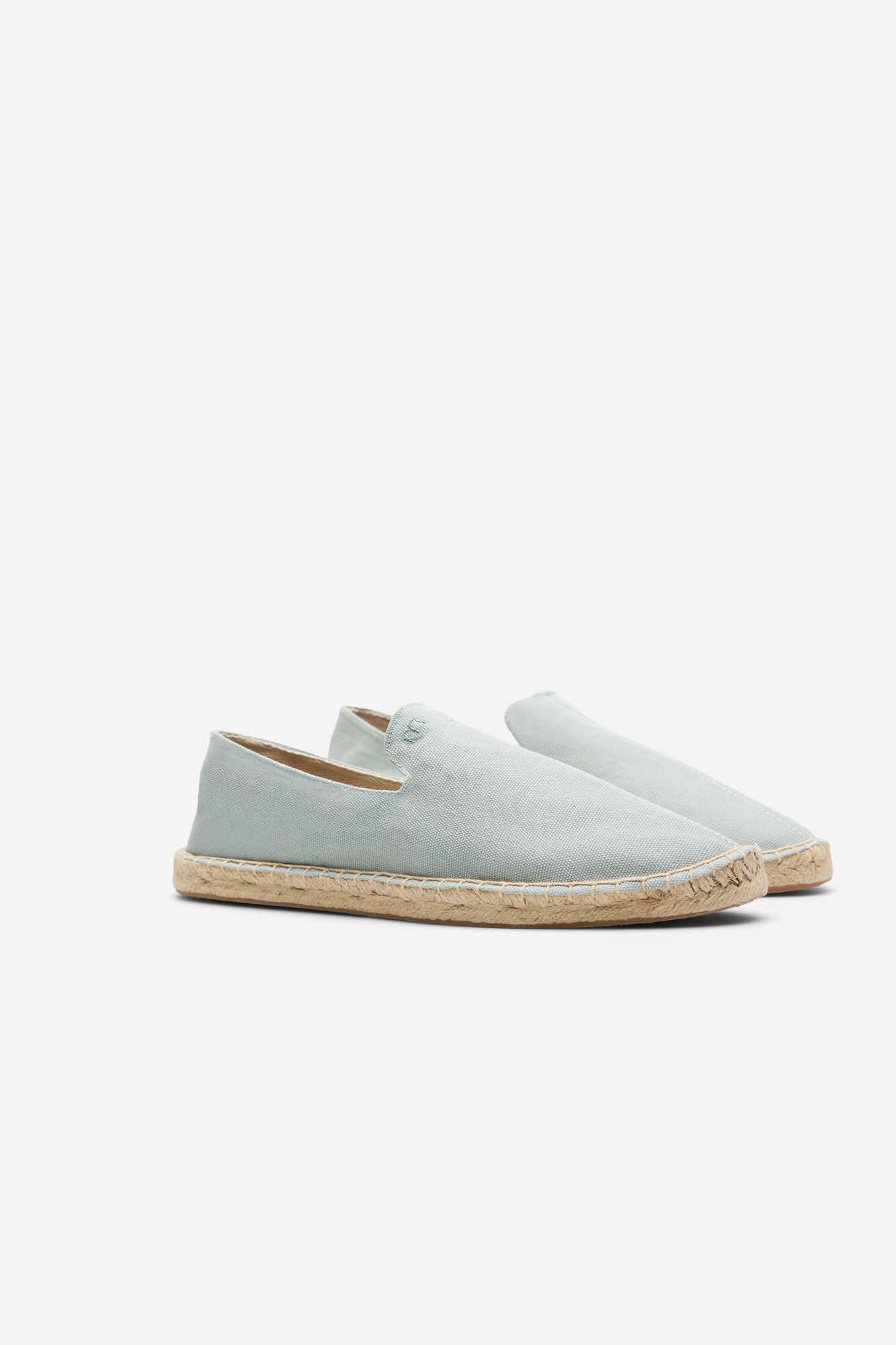 Milano Alpargatas Con Suela Esparto Kaki Claro