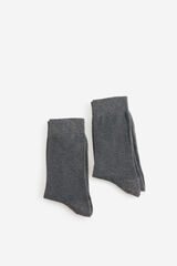 Milano Calcetines básicos con estructura Gris Oscuro