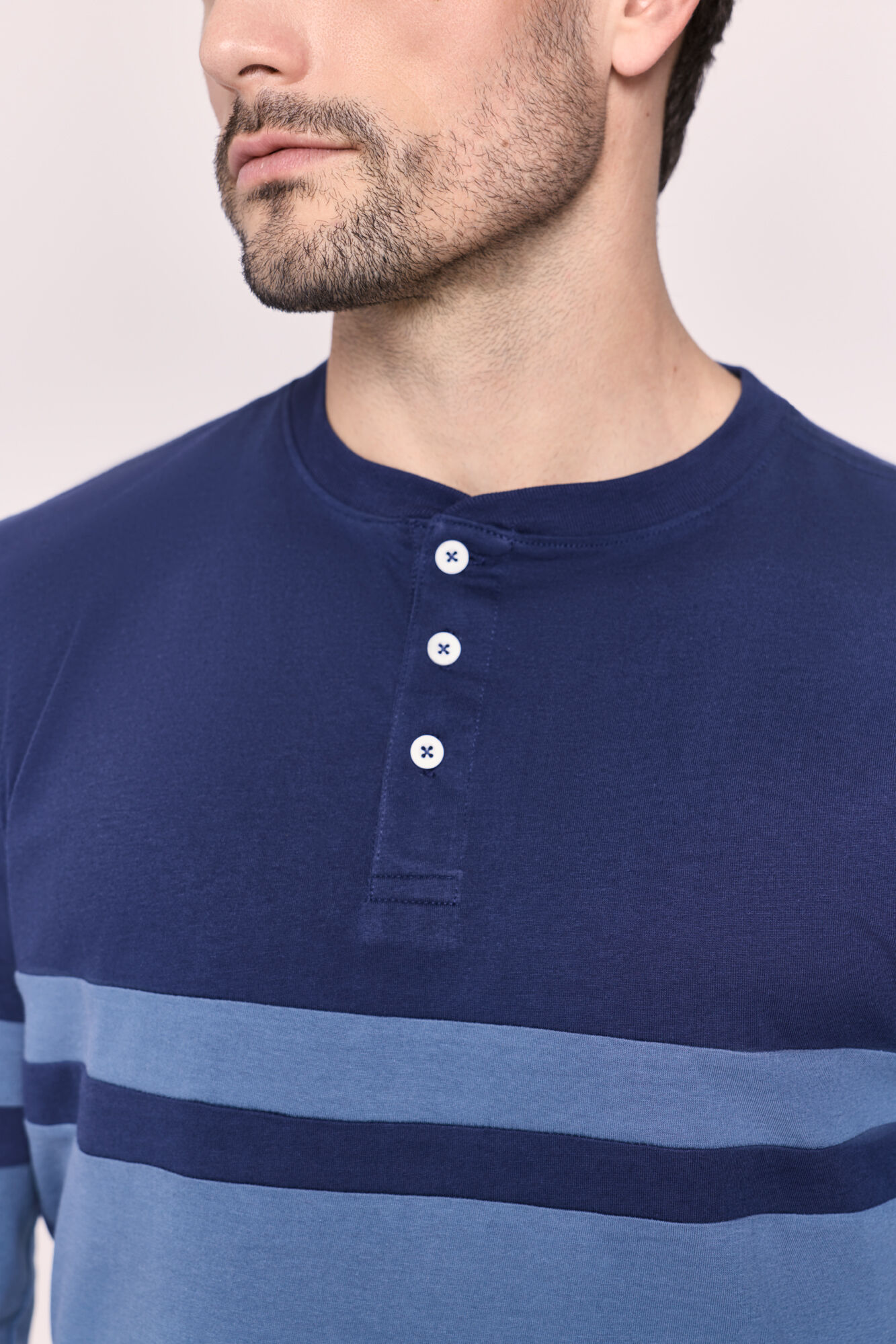 Milano Pijama de tejido Navy