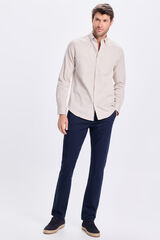 Milano Chinos lisos y liso Navy