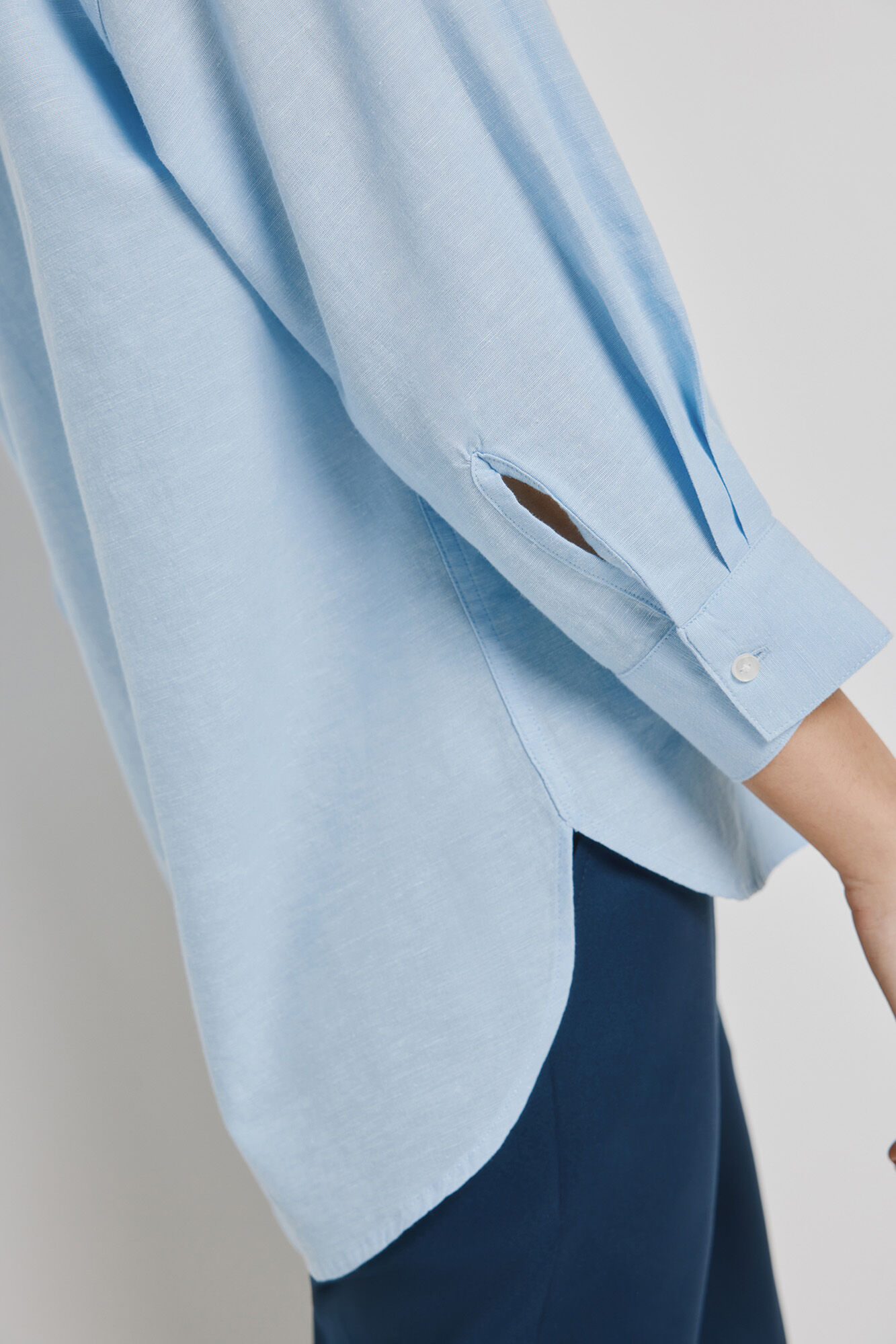 Milano Camisa cuello camisero Azul