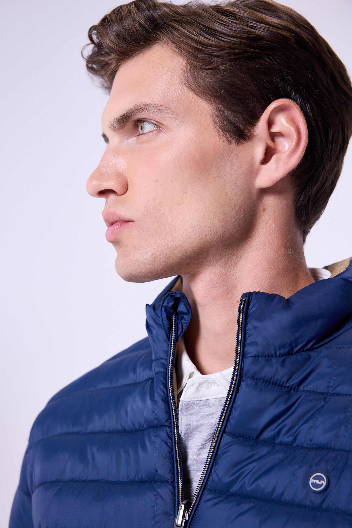 Milano Chamarra reversible ultraligera Navy