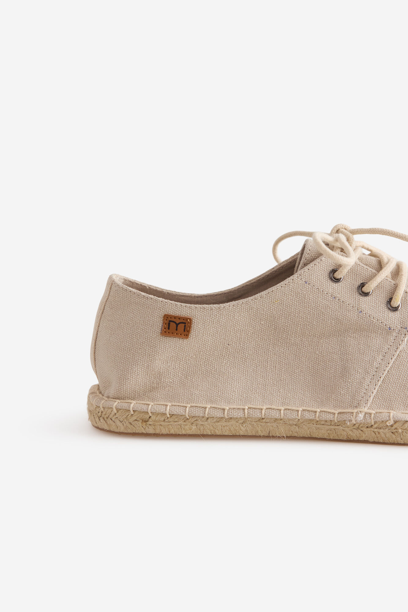 Milano Zapato de suela de yute Beige