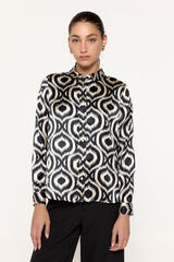 Fifty Outlet Camisa satinada print Estampado