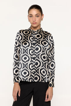 Fifty Outlet Camisa Satinada Print Estampado