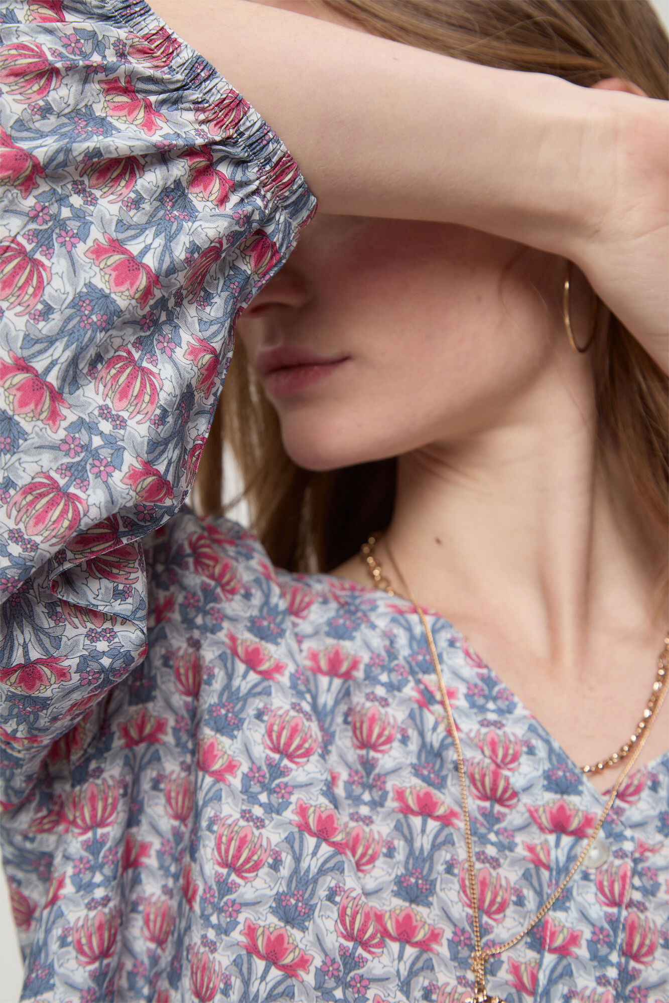 Milano Blusa fluida estampada