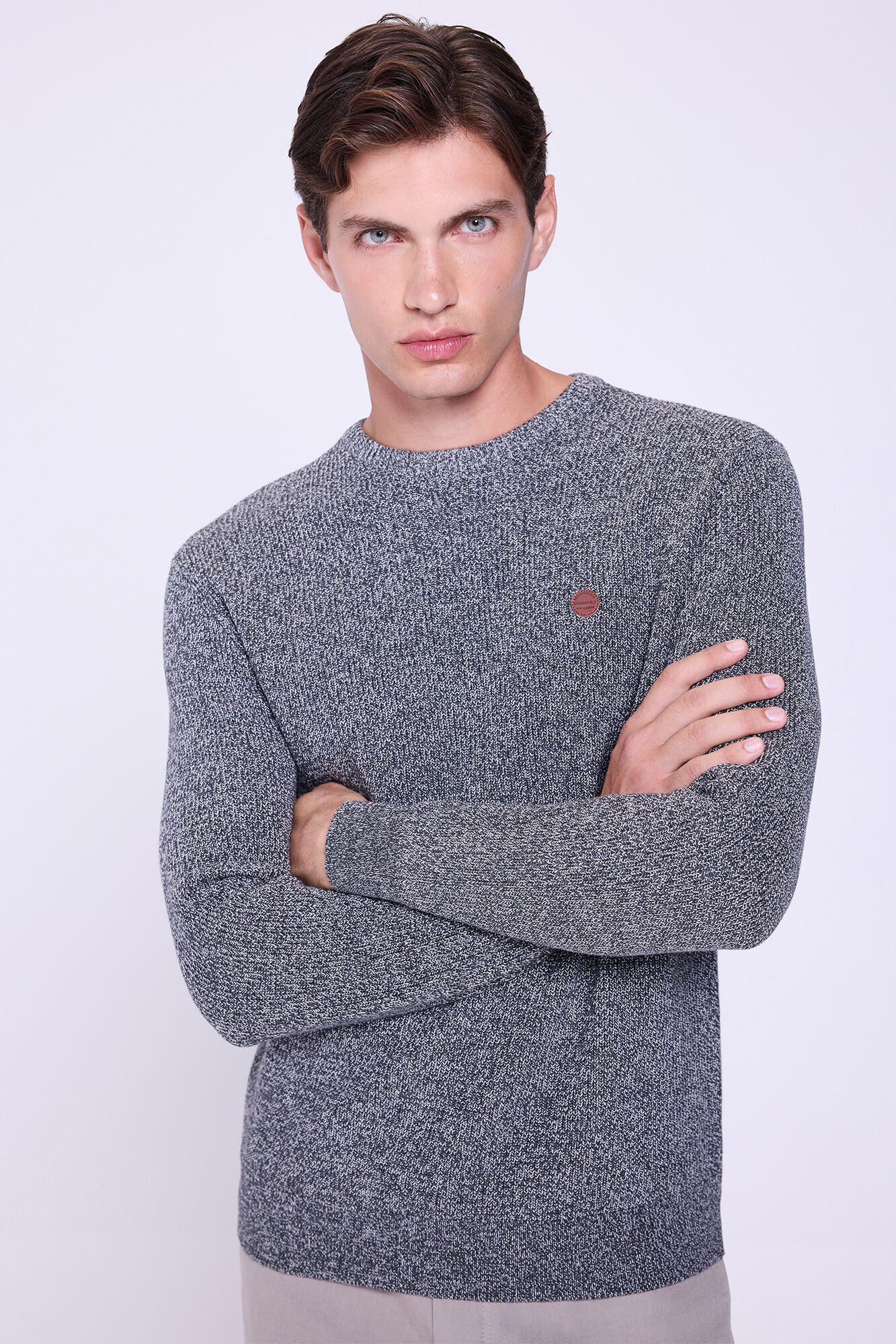 Springfield Jersey b&aacute;sico de cuello redondo 