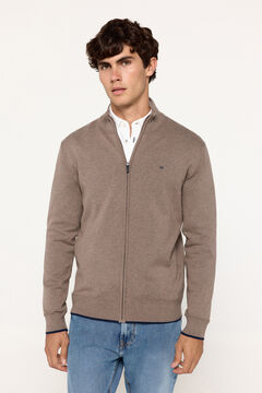 Fifty Outlet Chaqueta Punto Cremallera Arena