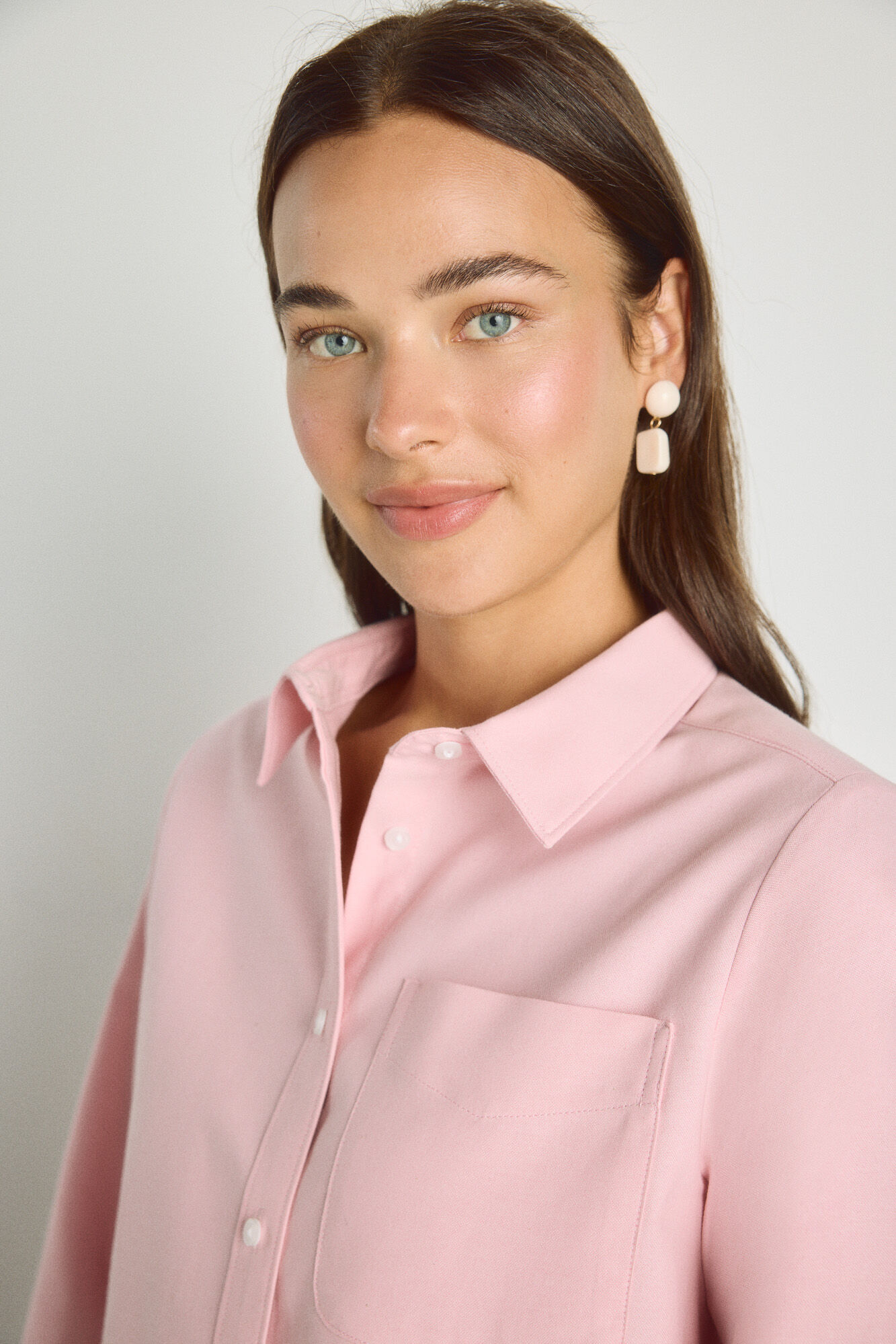 Milano Camisa oxford Rosa