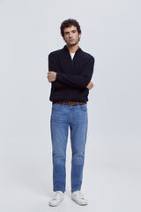 Fifty Outlet Pantalón denim slim Azul