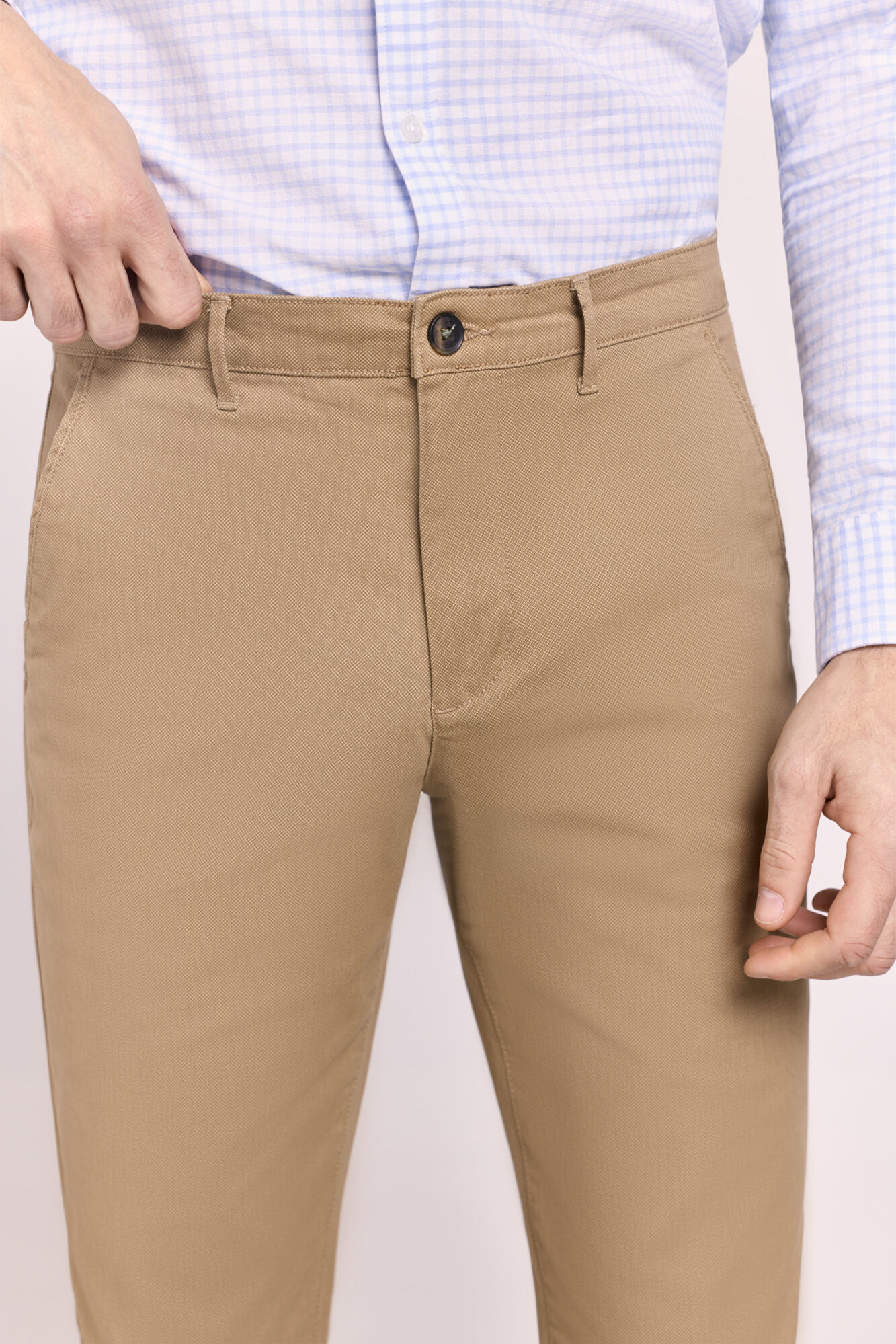 Milano Pantal&oacute;n chino slim fit Beige