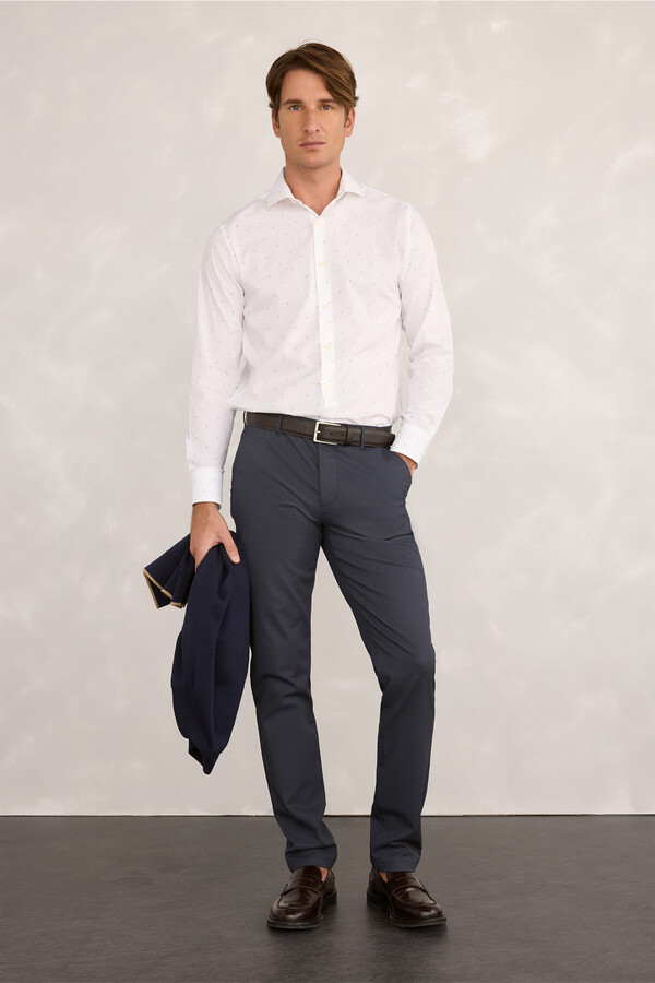 Milano Chinos cómodos Navy