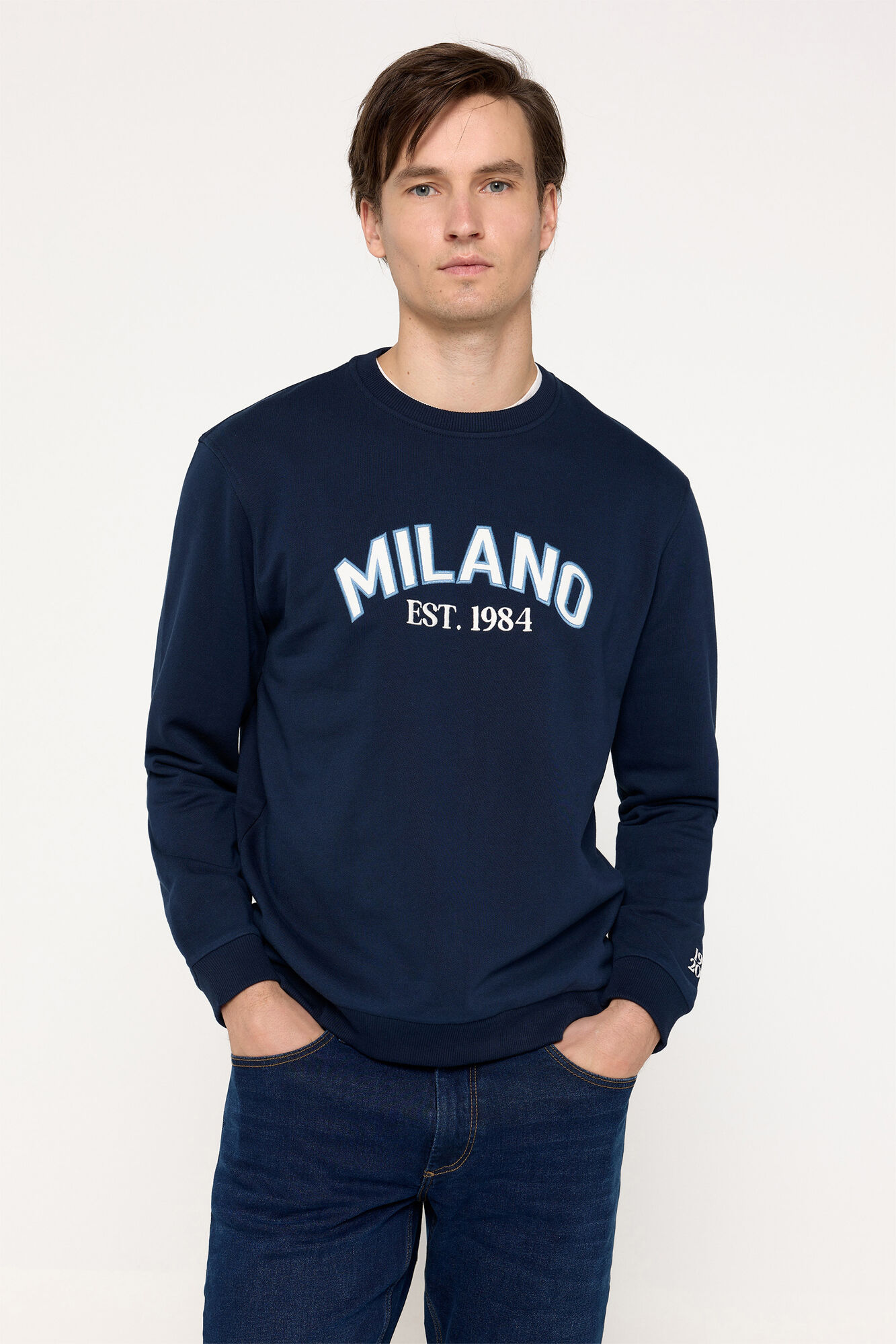 Milano Sudadera B&aacute;sica Aniversario Navy