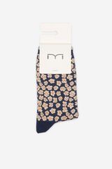 Fifty Outlet Calcetines flores Navy