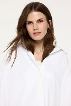Fifty Outlet Camisa básica popelín Blanco