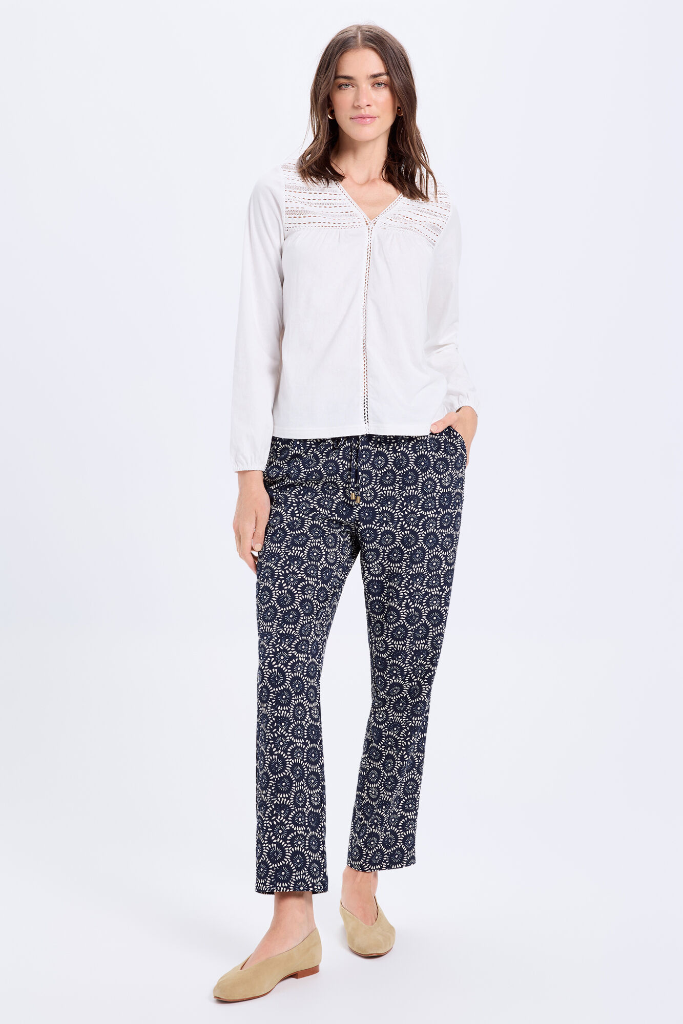 Milano playera combinada de manga larga