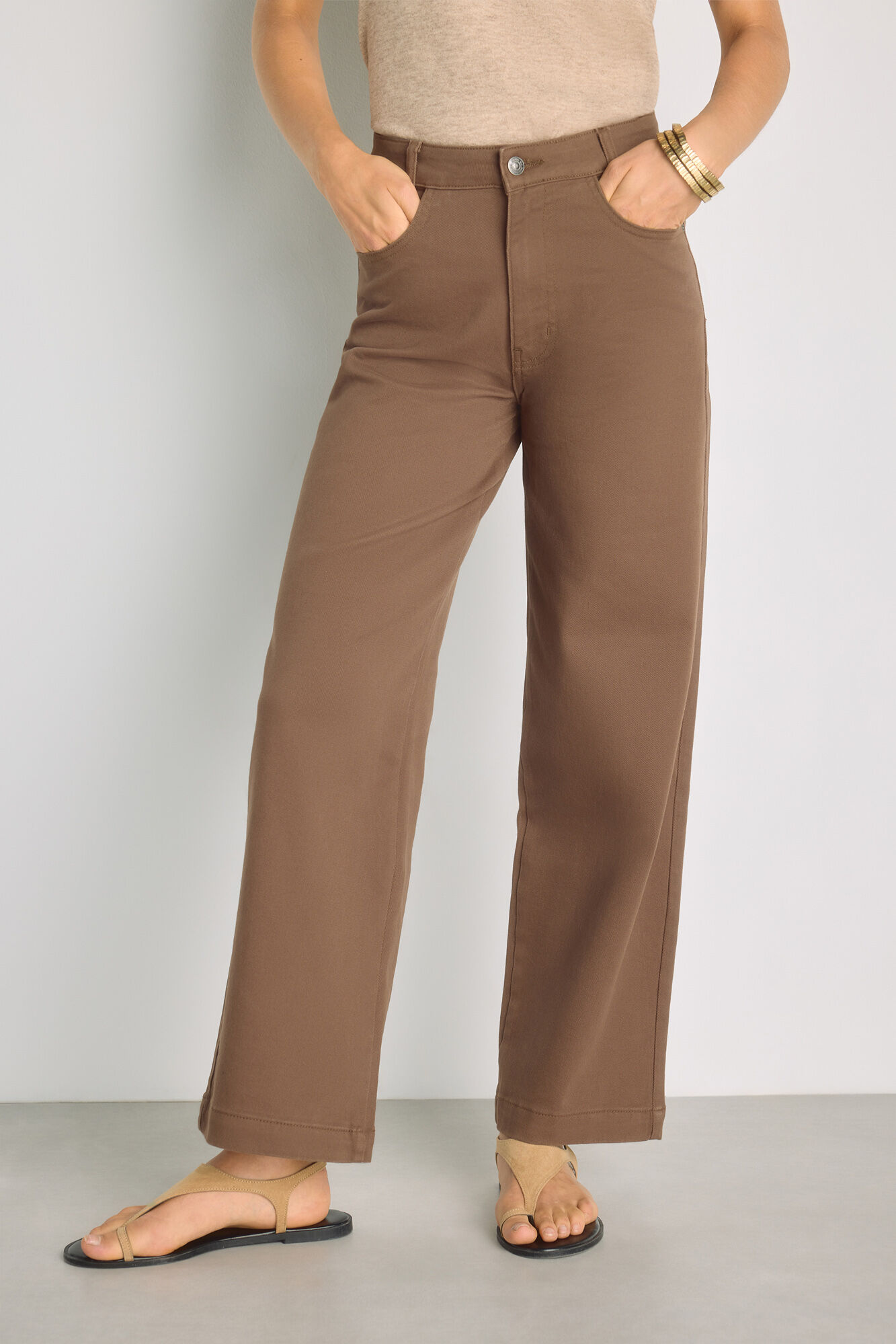 Milano Pantal&oacute;n ancho Gris