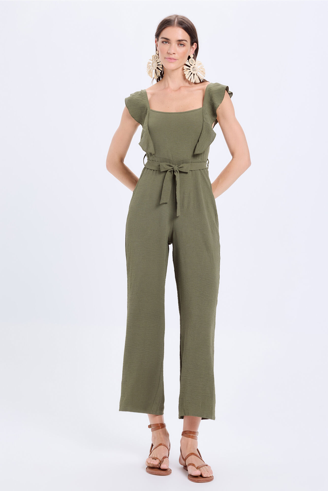 Milano Jumpsuit con cintur&oacute;n fluido
