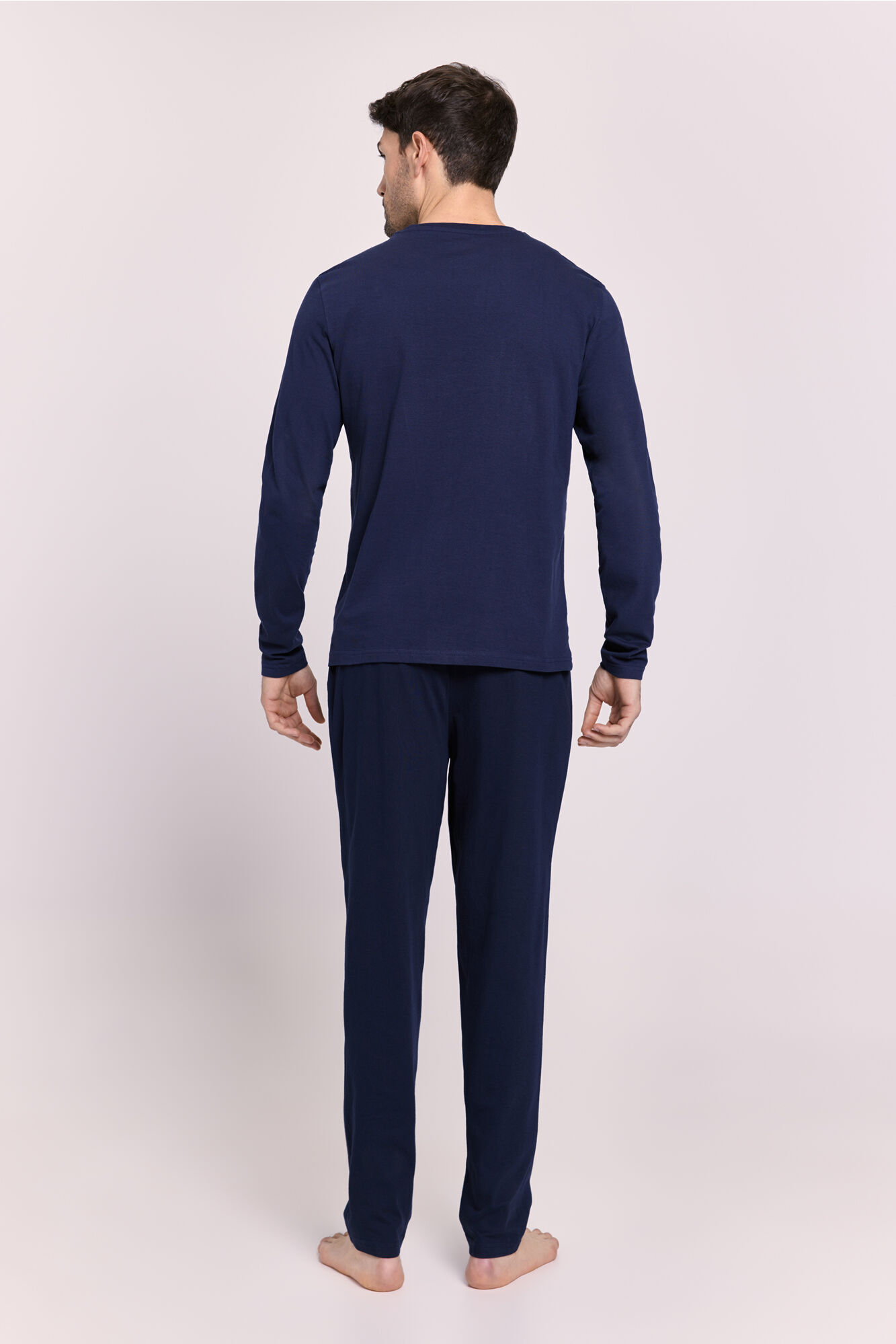 Milano Pijama con letras Navy