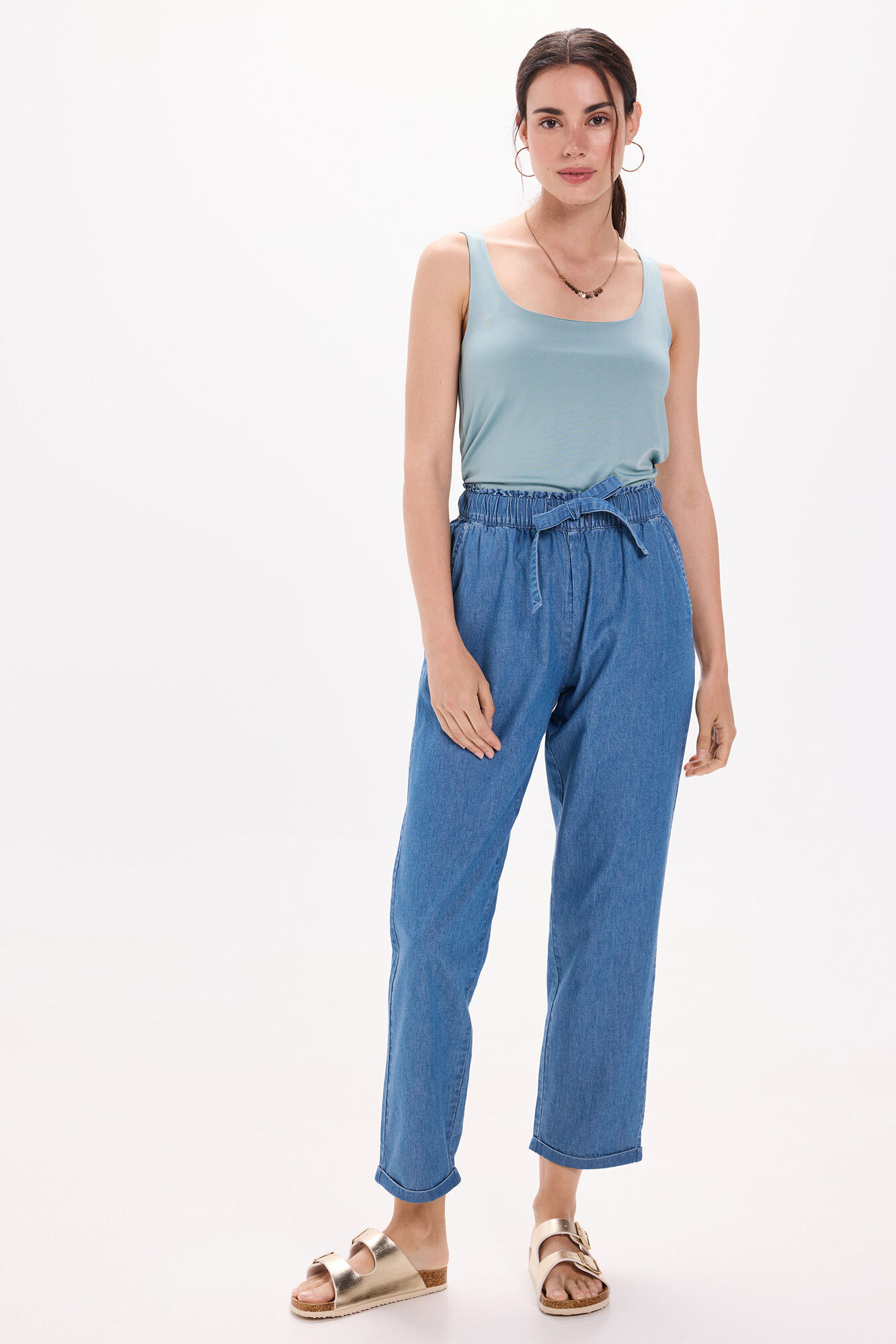 Milano Pantal&oacute;n denim claro