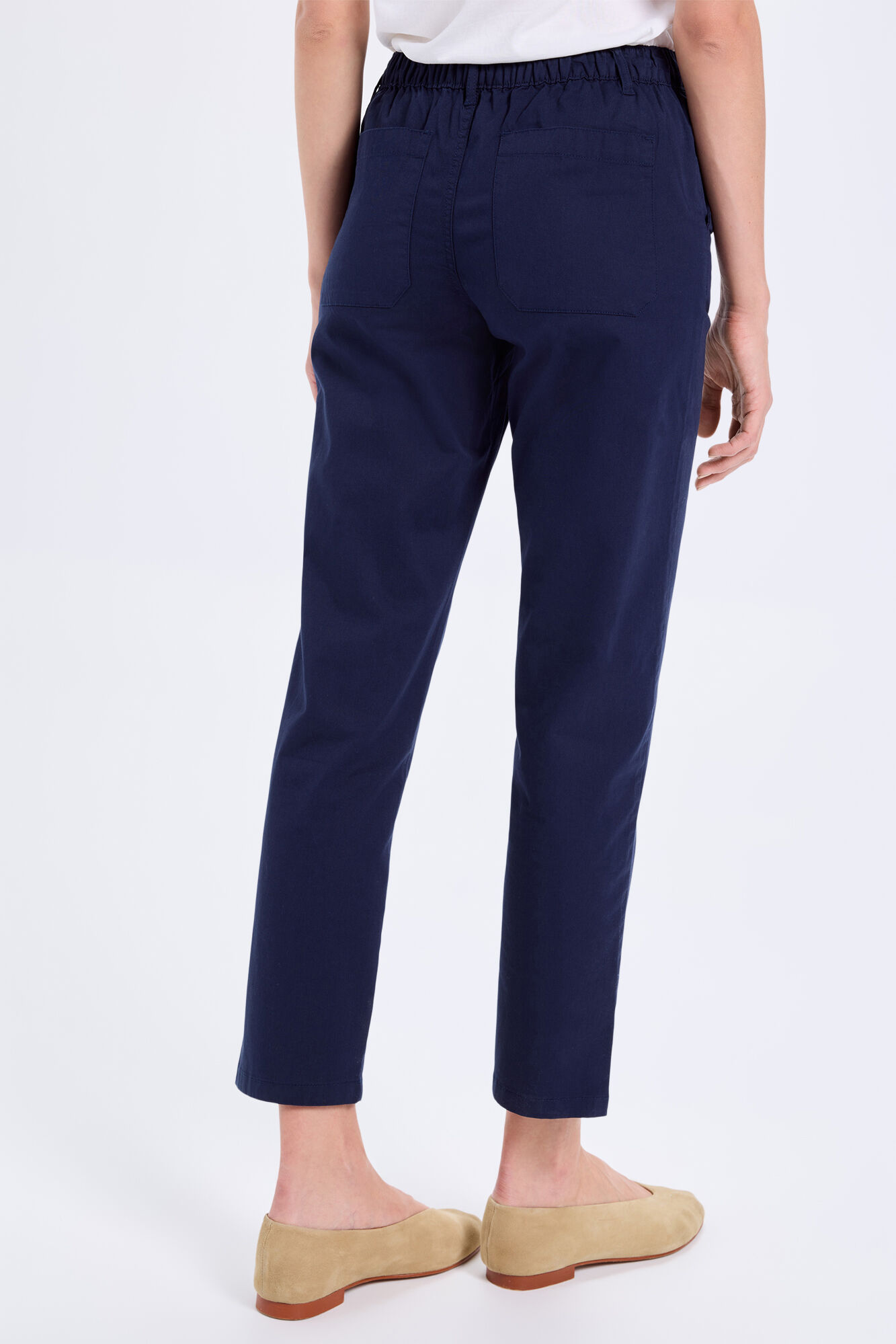 Milano Pantal&oacute;n deportivo con cintura el&aacute;stica Navy