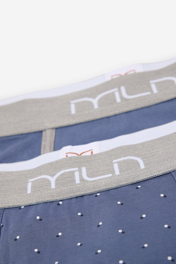 Milano Pack de boxers print fantasía Azul