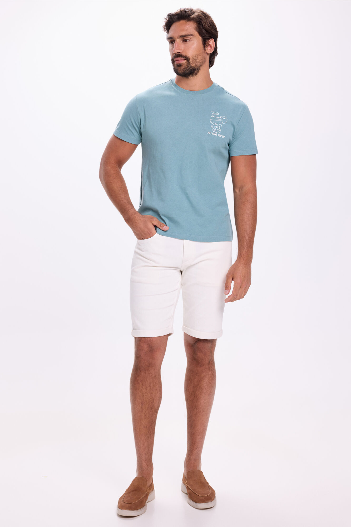 Milano Playera estampada Azul