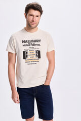 Milano Playera estampada Beige